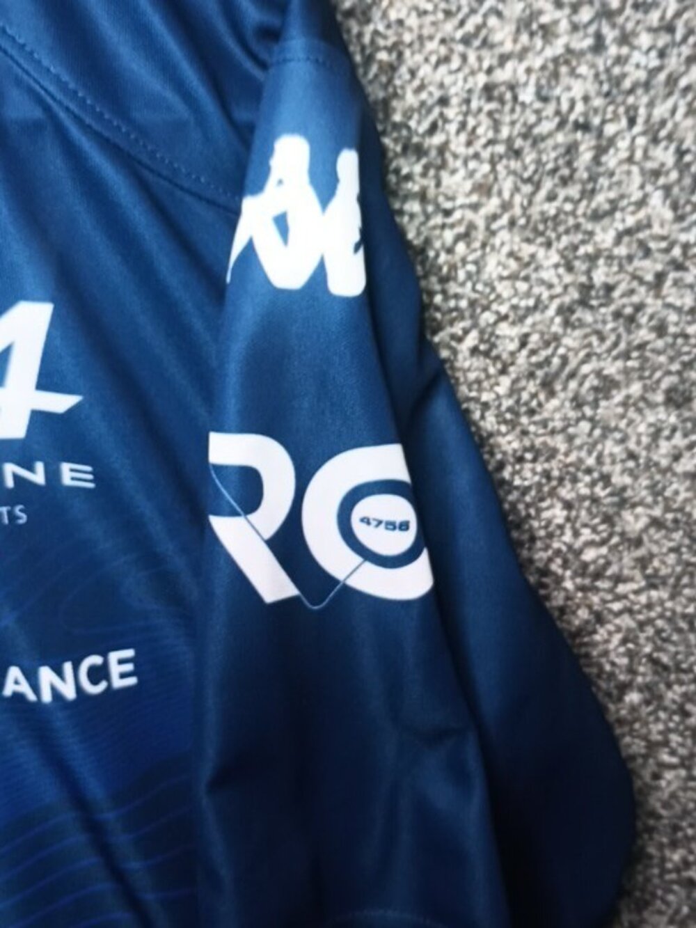 Kappa Alpine F1 Esports Kombat Jersey Mens 2XL Esteban Ocon BWT Binance Blue - Picture 11 of 15